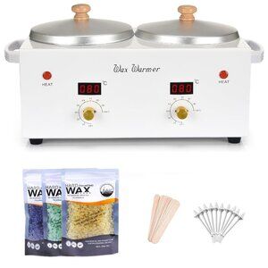 Wax Pot Double Wax Warmer for Hair Removal Professional, Waxing Machine for Wome